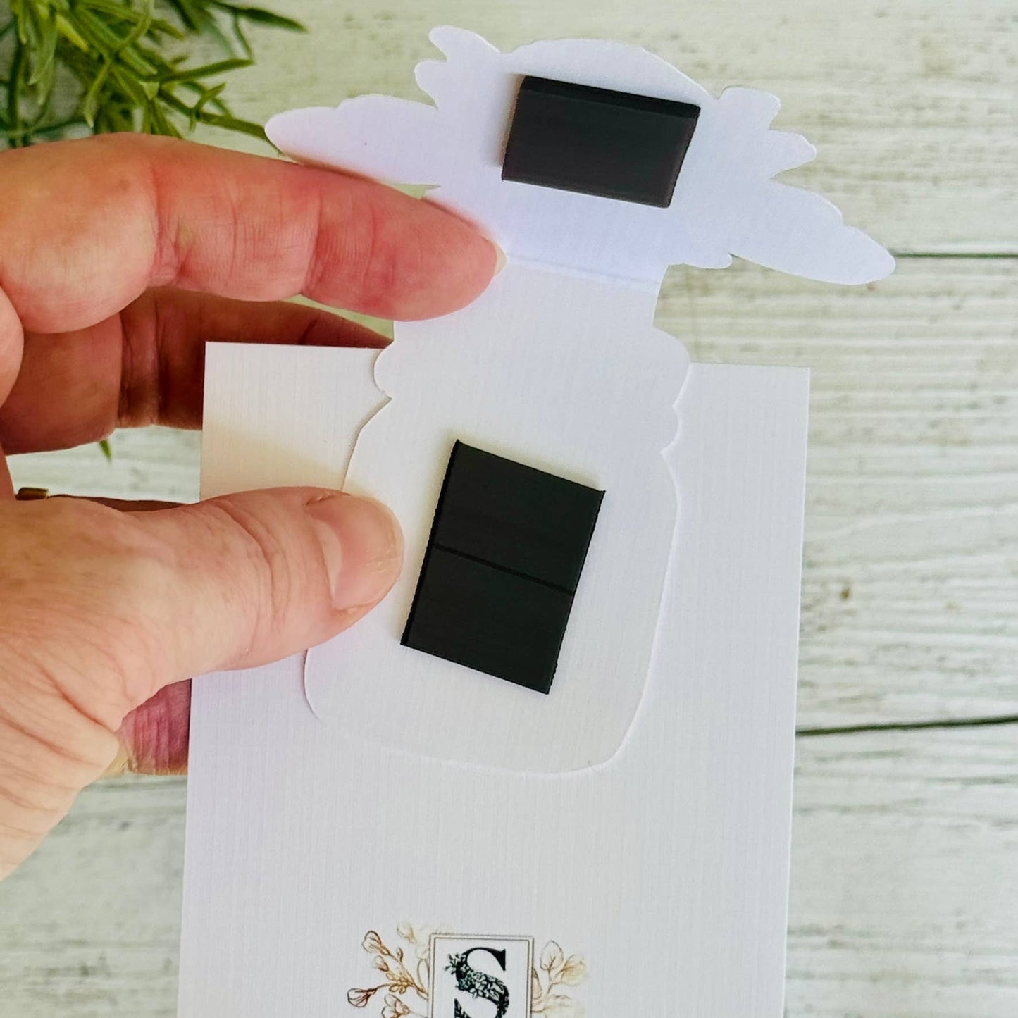 Spring Floral Books Magnetic Bookmark