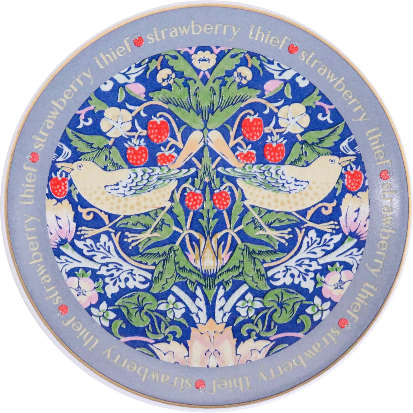 Strawberry Thief Trinket Plate - 10cm