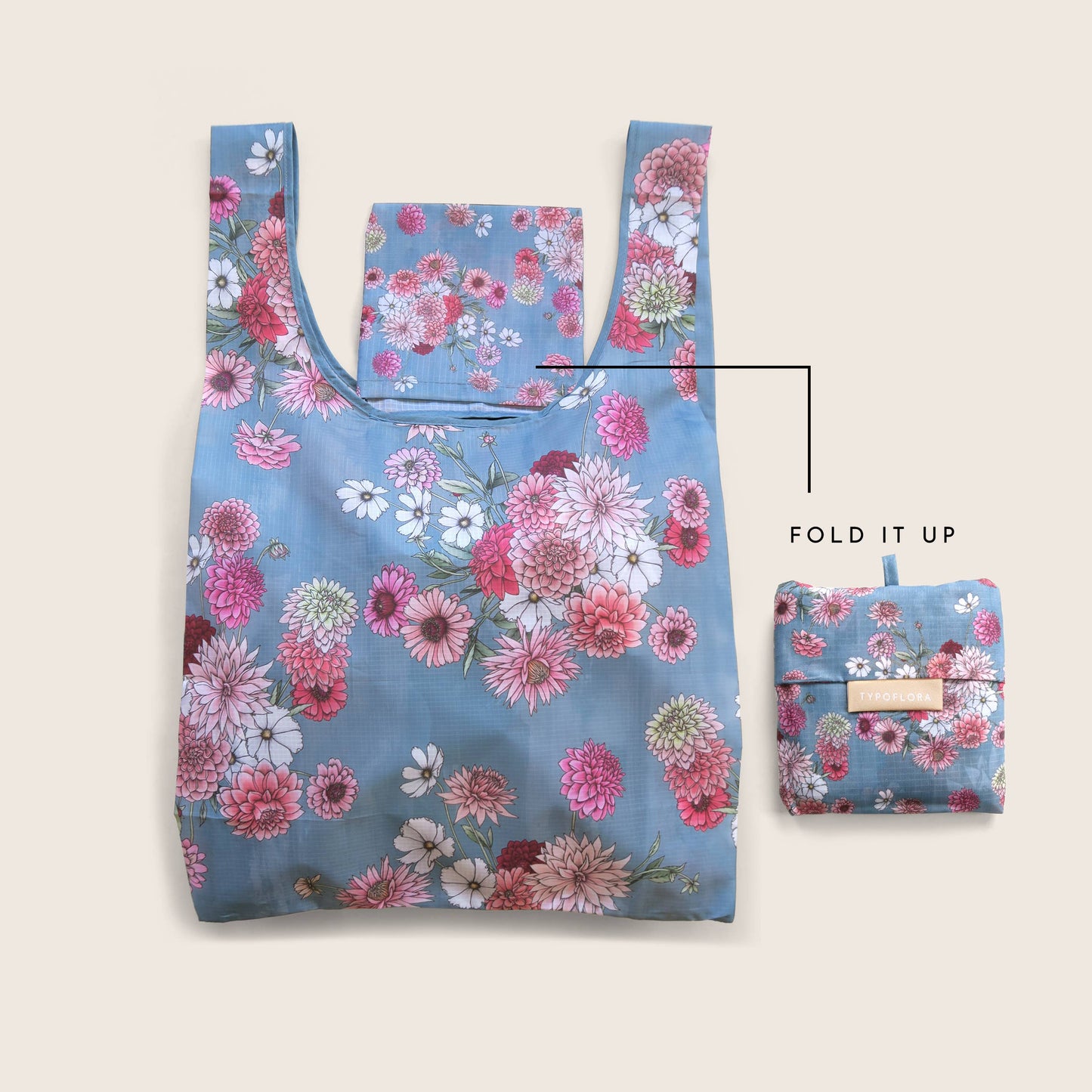 Dahlias Reusable Bag