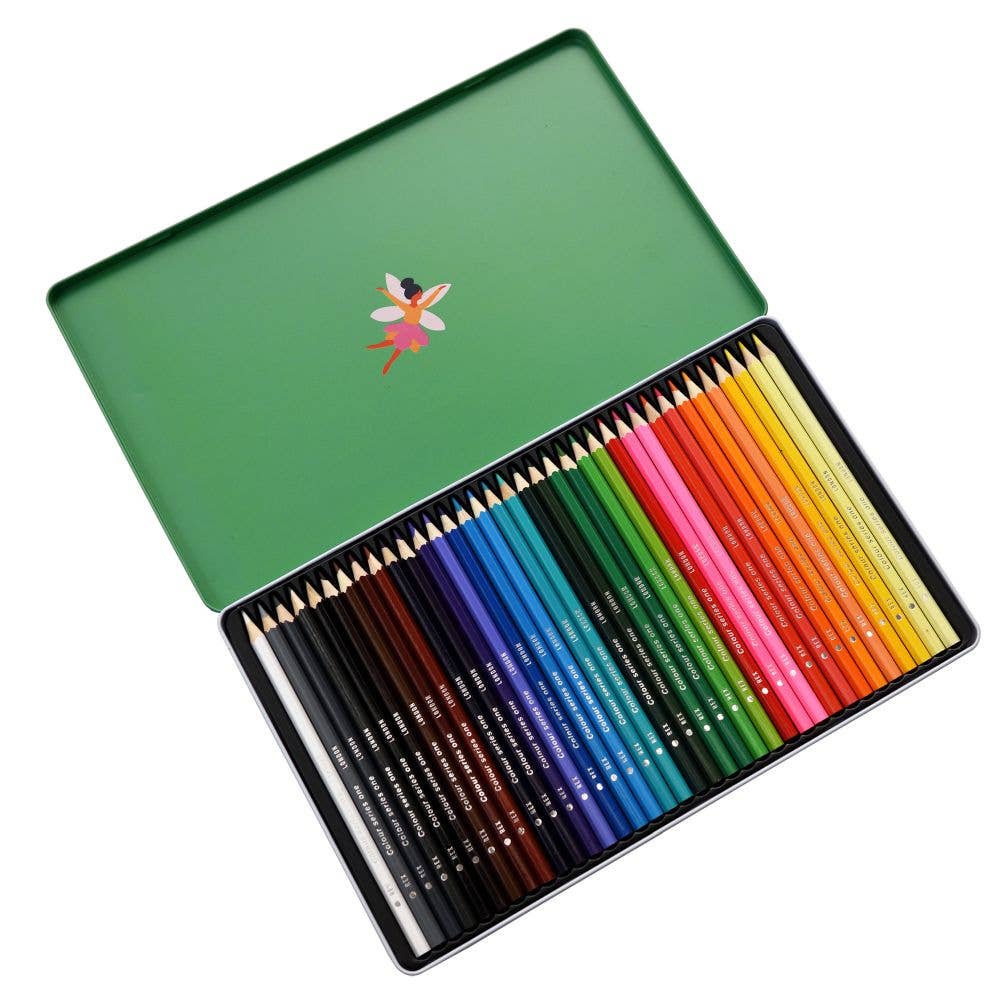 Rex London 36 Colouring Pencils - Fairies in the Garden