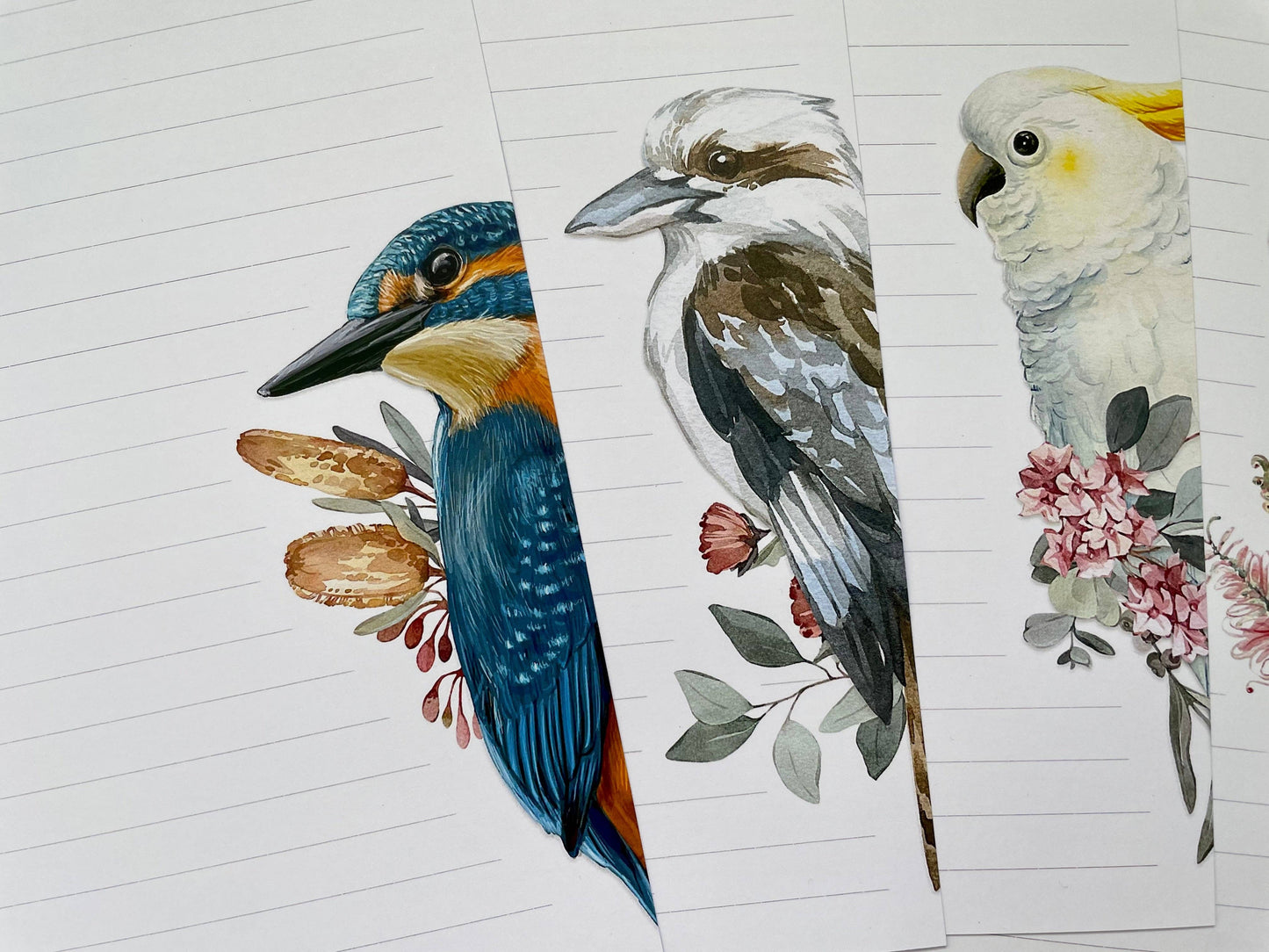 Australian Birds Profile Letter Writing Paper Set