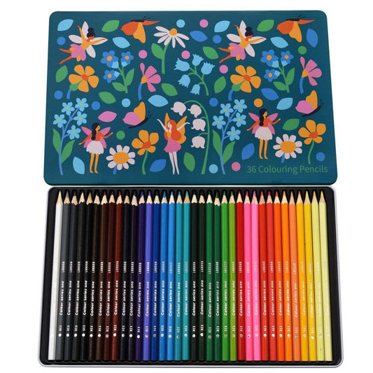 Rex London 36 Colouring Pencils - Fairies in the Garden