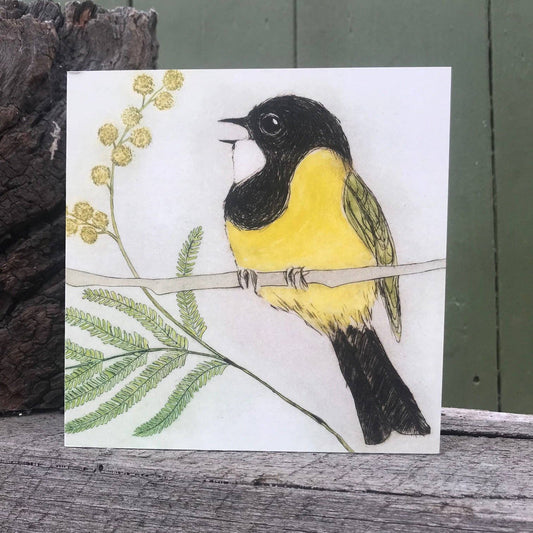 Greeting Card - Golden Whistler