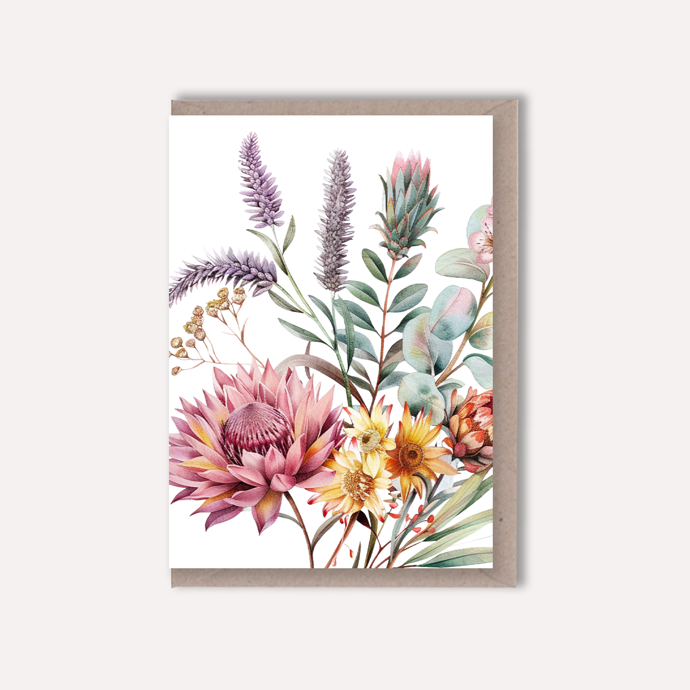 Australian Florals greeting card