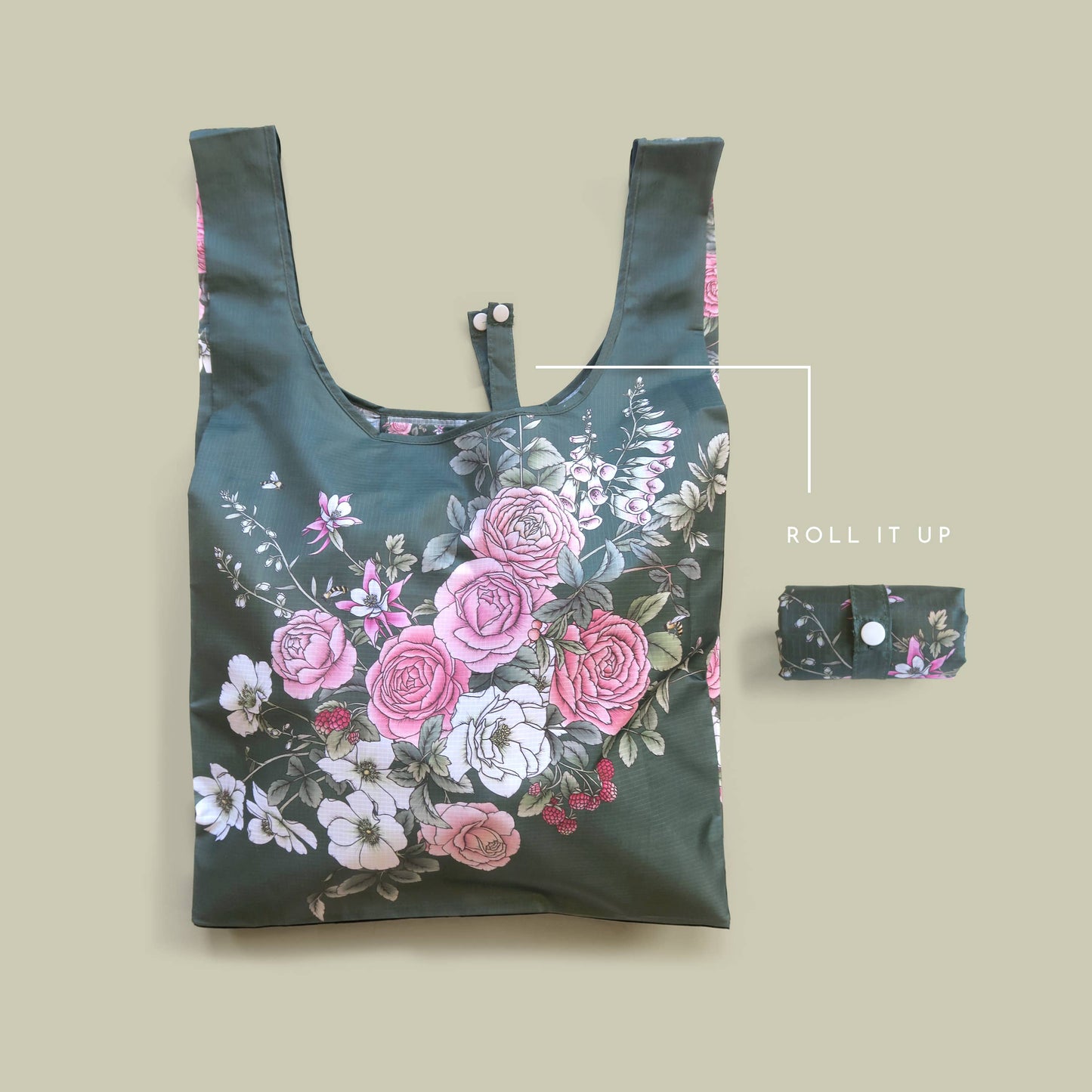 Roses Reusable Bag