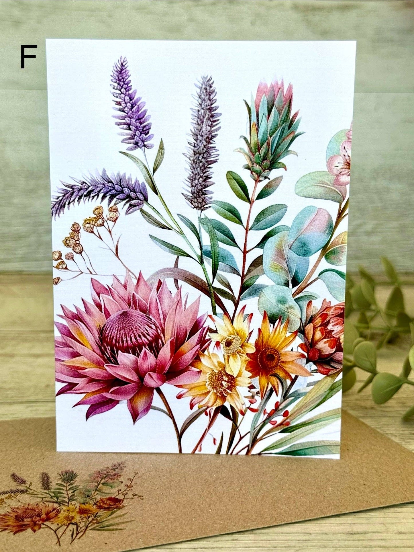 Australian Florals greeting card